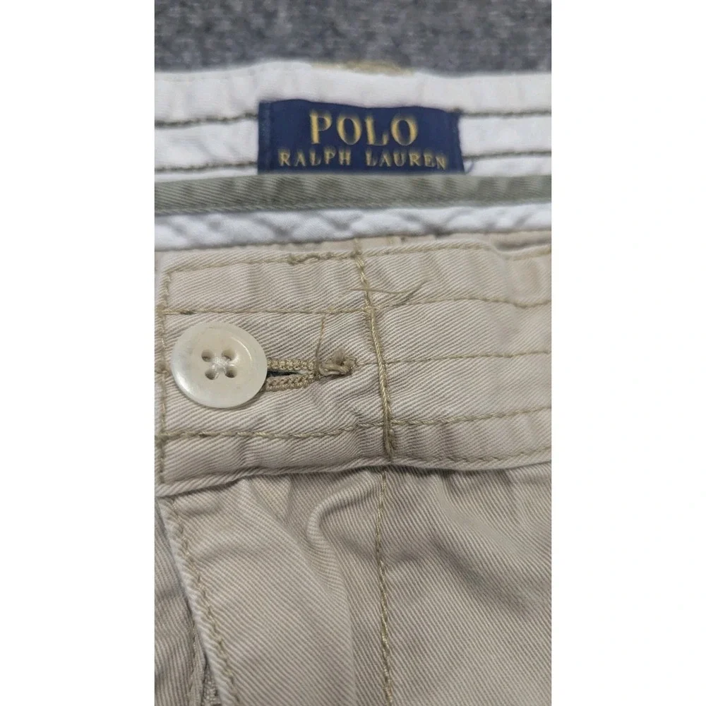 Polo Ralph Lauren Shorts Men's Khaki Tan 42 Cargo Chinos Old Money Dad Granola